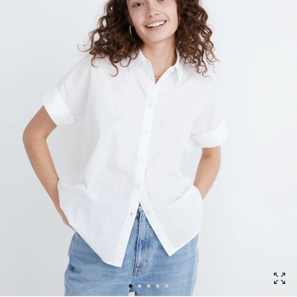 Madewell Courier Pintuck-Back Shirt